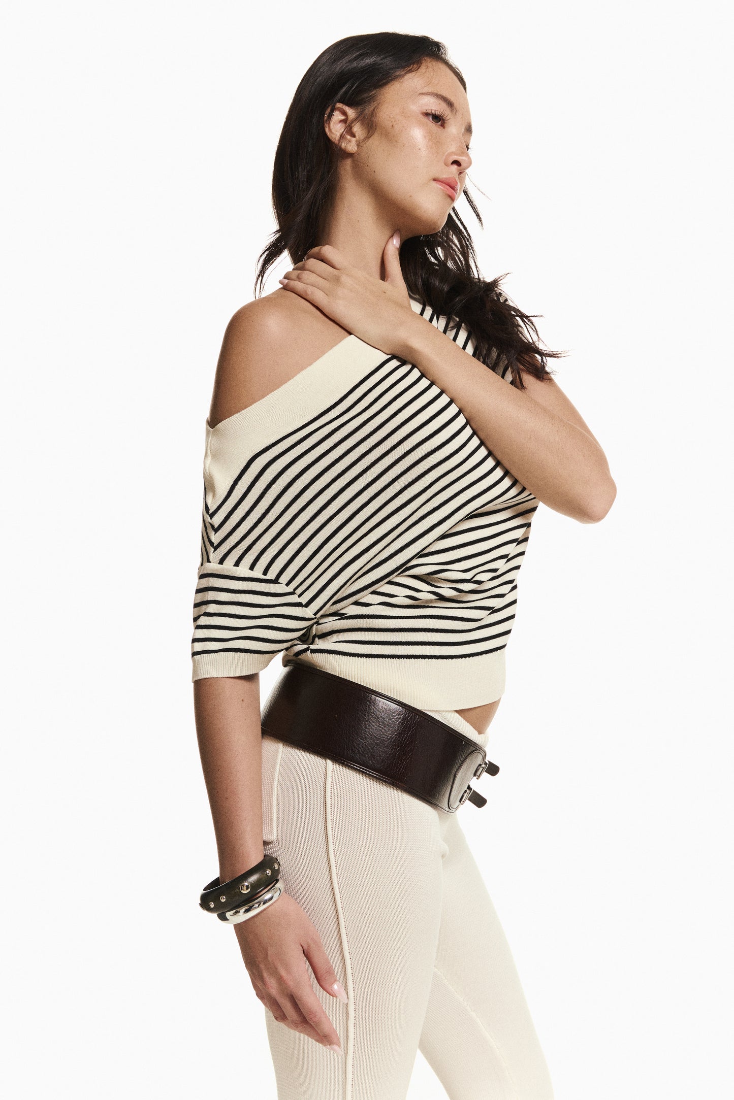 Marine Off-Shoulder Top