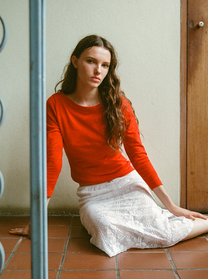 Gaia Quarter Sleeve Top
