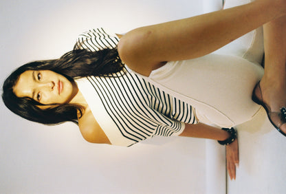 Marine Off-Shoulder Top