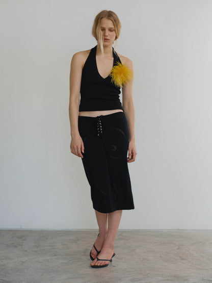 Galore Lace-Up Skirt