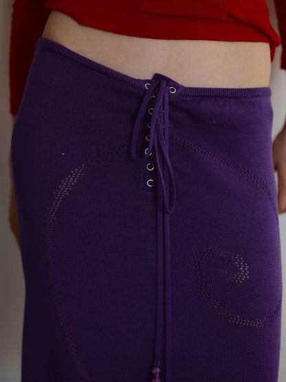 Galore Lace-Up Skirt