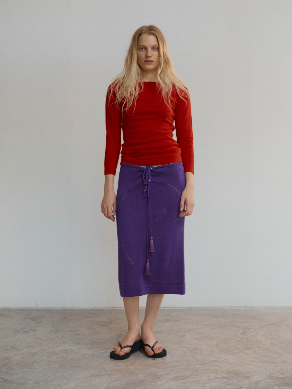 Galore Lace-Up Skirt