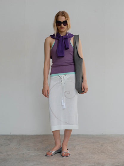 Galore Lace-Up Skirt