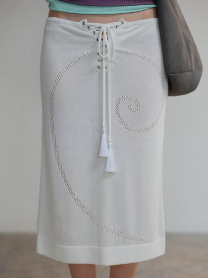 Galore Lace-Up Skirt