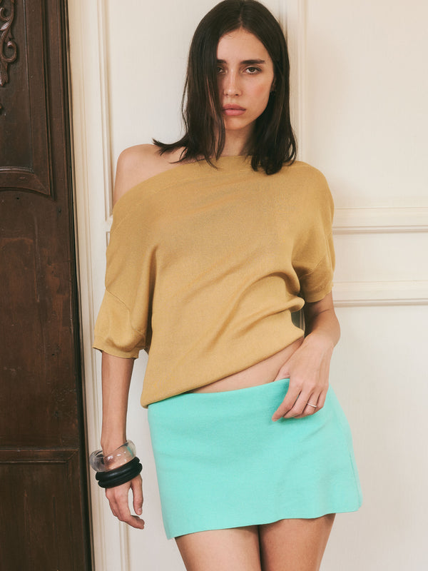 Marine Off-Shoulder Top